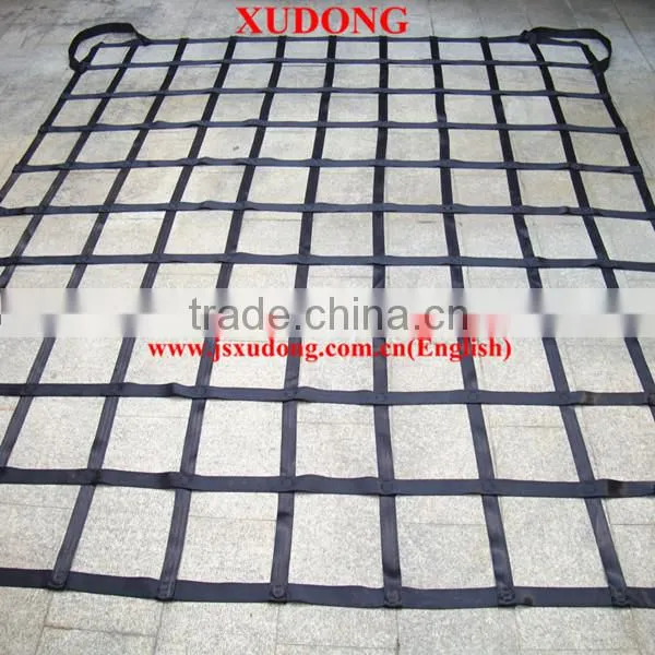 Nylon flat belt cargo net