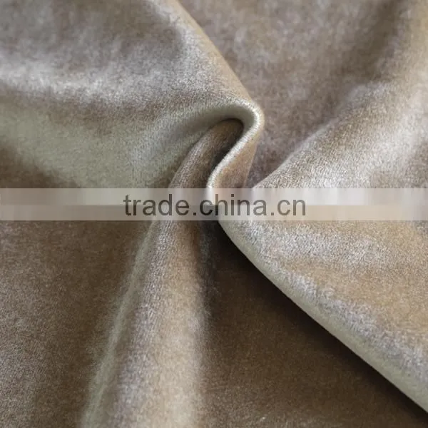 Turkish Curtain Fabric China Factory Fashion Colors 100 Polyester Shiny Velvet Wholesale