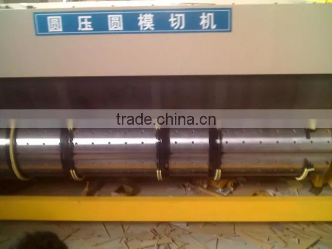 high speed flexo printing & slotting & rotary die cutting machine