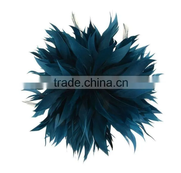 Fancy Feather Flower Hair Fascinator/Clip/Barrettes
