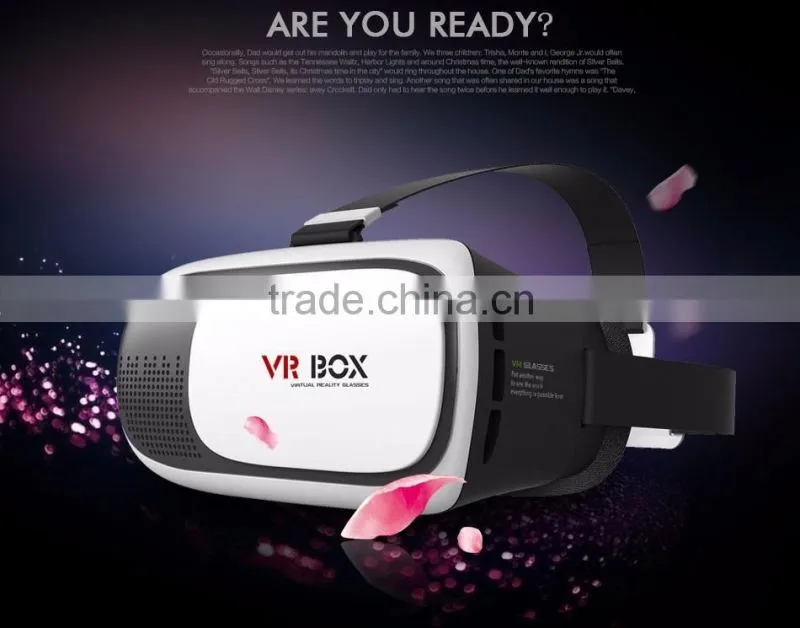 2016 Top selling 3D VR headset glasses for moblie smart phone