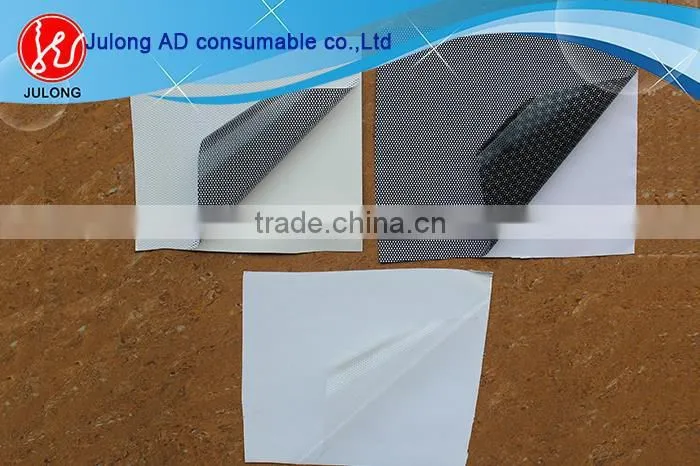 Hot selling Transparent one way vision perforated plastic mesh panel perforated window film made in China