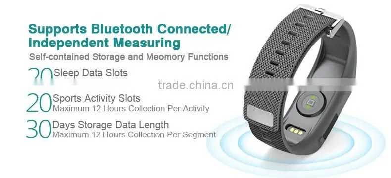 Wireless Bluetooth 4.0 Activity Wristband Heart Rate Monitor