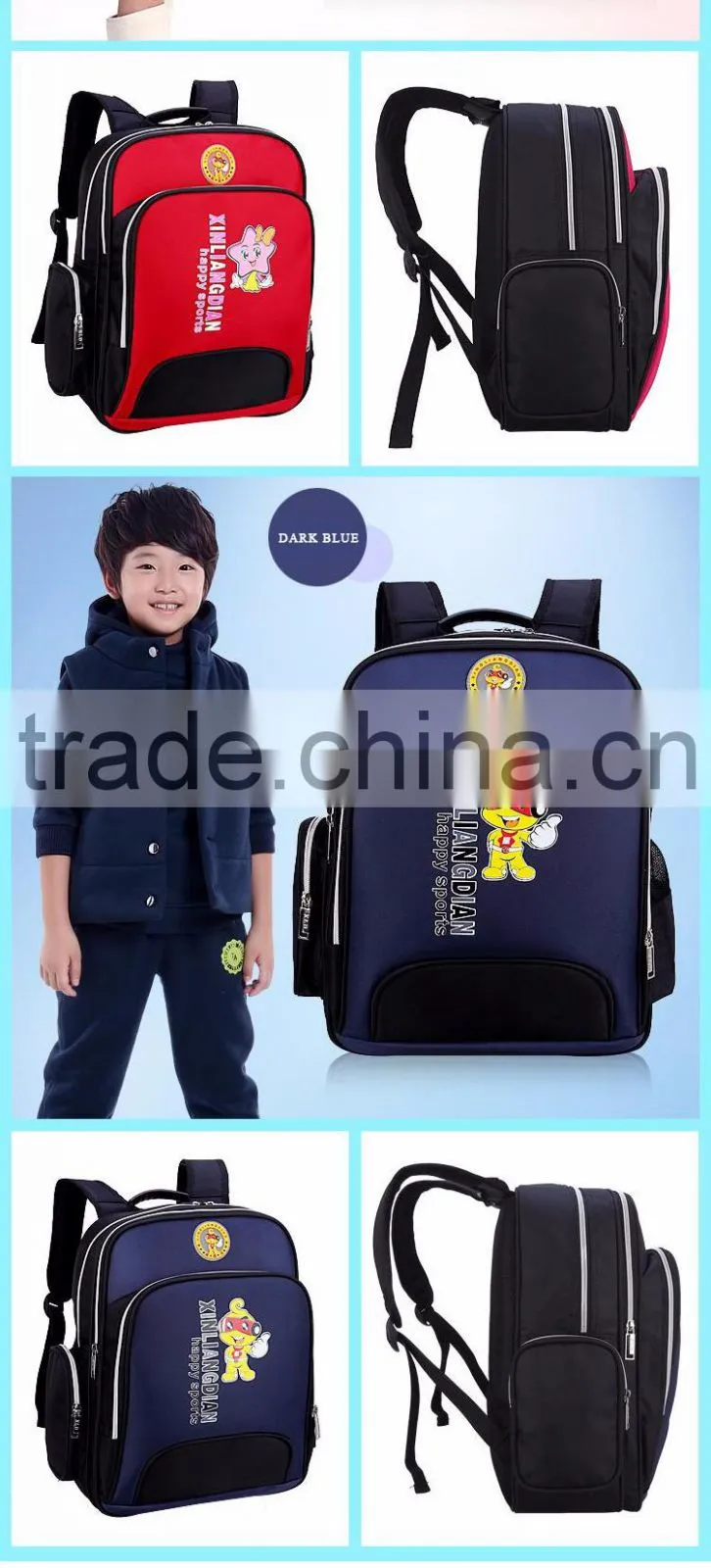 children quality cartoon school bag fashion student's backpack waterproof
