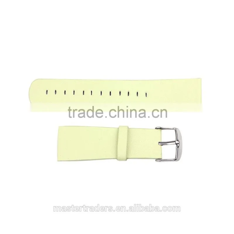 Cheap Colorful PU Leather Watch Band Wrist Strap Bracelet Without Metal Buckle For 42MM Apple Watch MT-3588