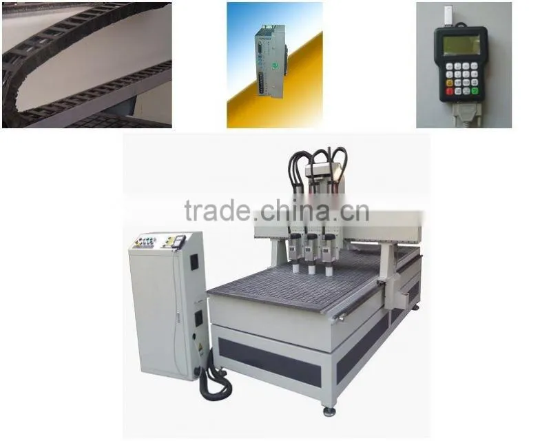 Multi-spindles woodworking cnc router