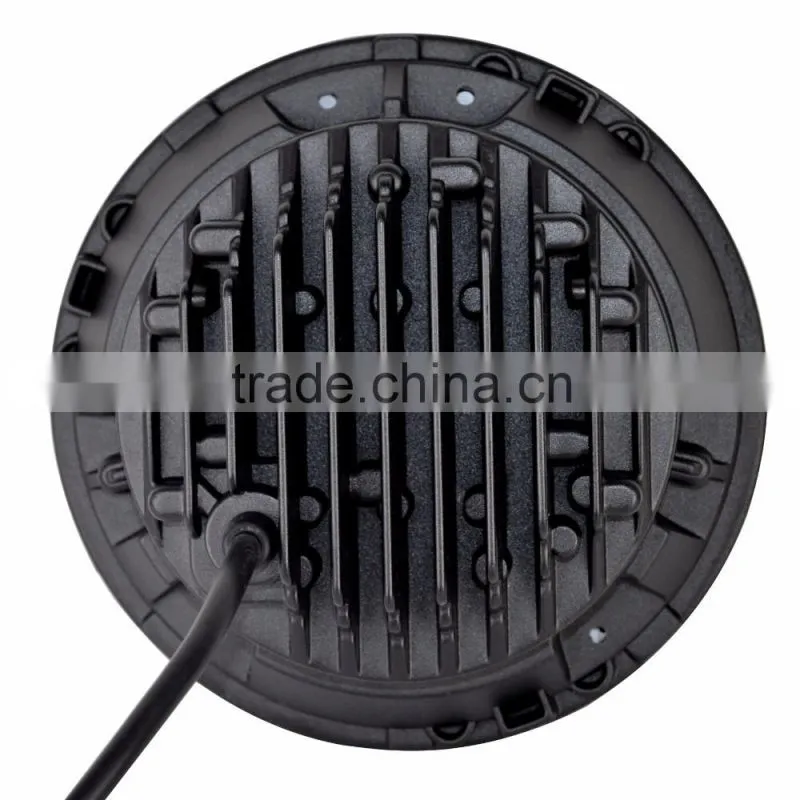 New arrival and Smart design round 7" 60W High/Low LED Headlight for Jeep Wrangler