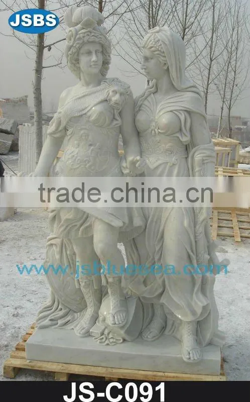 White Marble Sphinx Sculpture