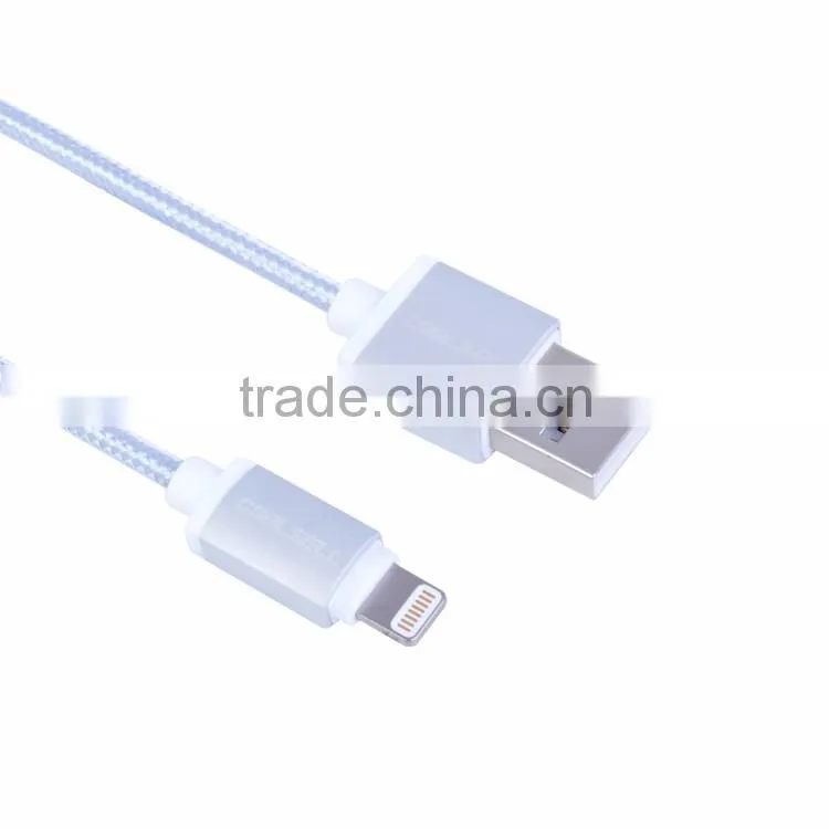 MFi certified Original MFI cable nylon braided 8 pin usb cable for iphone accessory