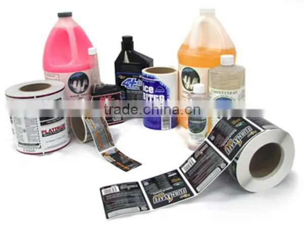 2015 new fashion high quality custom adhesive label