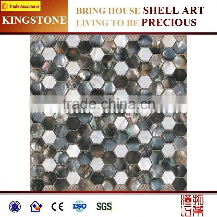 Chinese white irregular freshwater shell mosaic for sale
