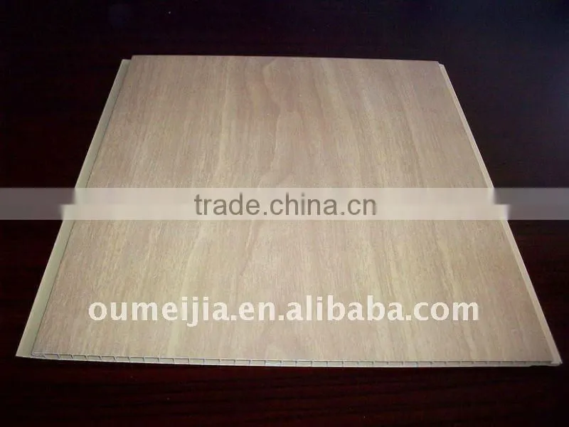 wooden design pvc ceiling panel (with differnet colors)