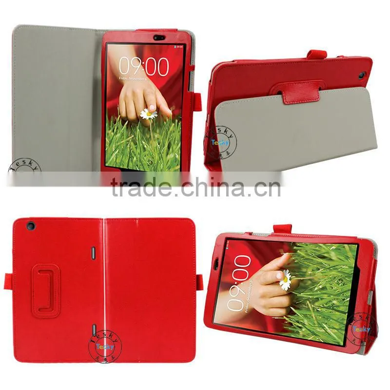 for lg g pad 8.3 case , wholesale price folding leather case cover