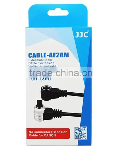N3 Connector Extension Cable JJC CABLE-AF2AM 3M Remote Cord For Canon
