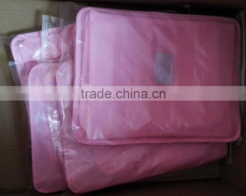 Justop wholesale mesh travel bag organizer