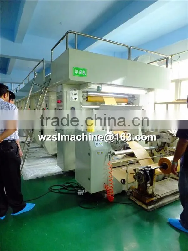 High Speed Computerized Color Register Rotogravure Printing machine