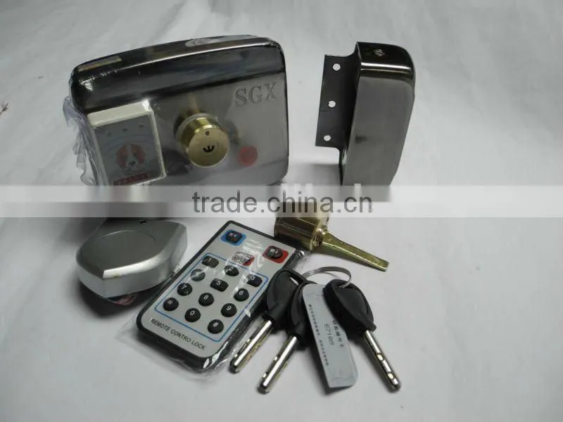 Double cylinder Mute integration brainwave lock support remote contro and smart card PY-EL16