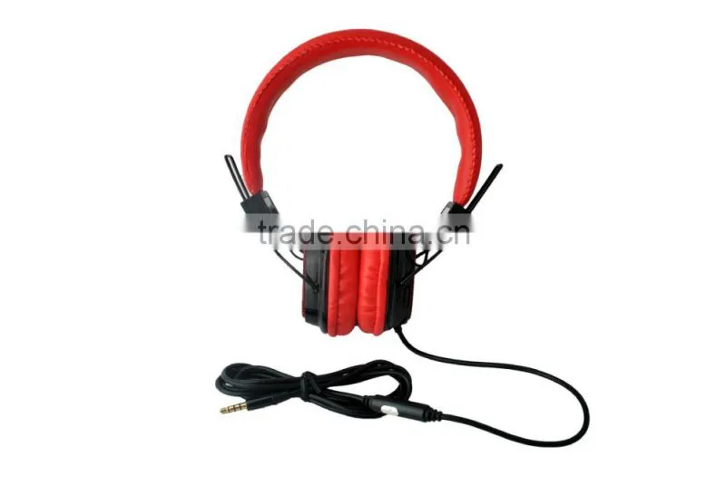 Colorful OEM portable headphone with microphone for gaming headset