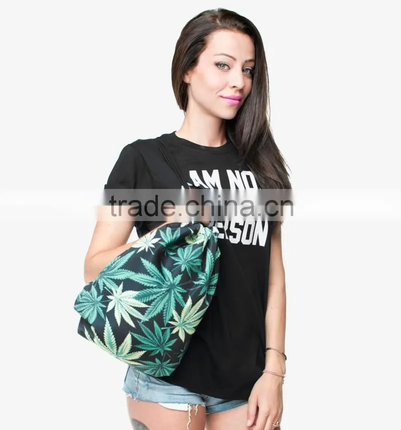 Digital Printing nylon fabric shopping bags,backpack ,drawstring bag ,CMYK printing