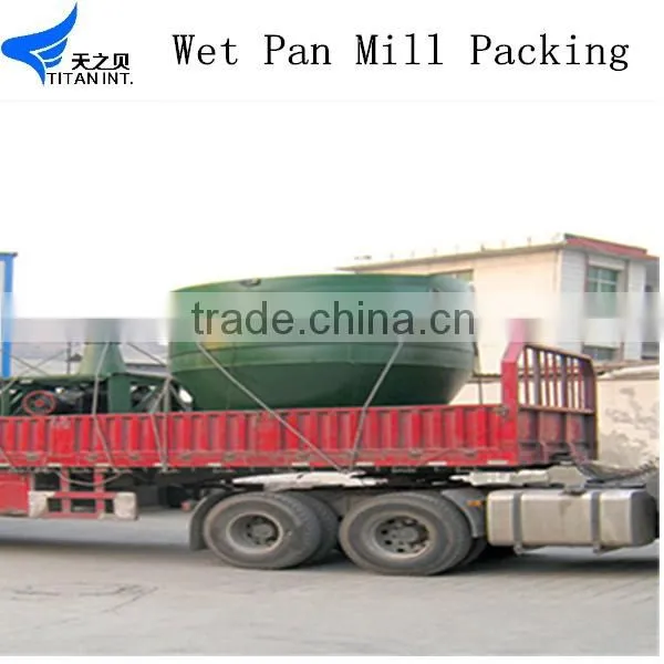 2014 Mineral Separator 1200B Wet Pan Mill for gold mine