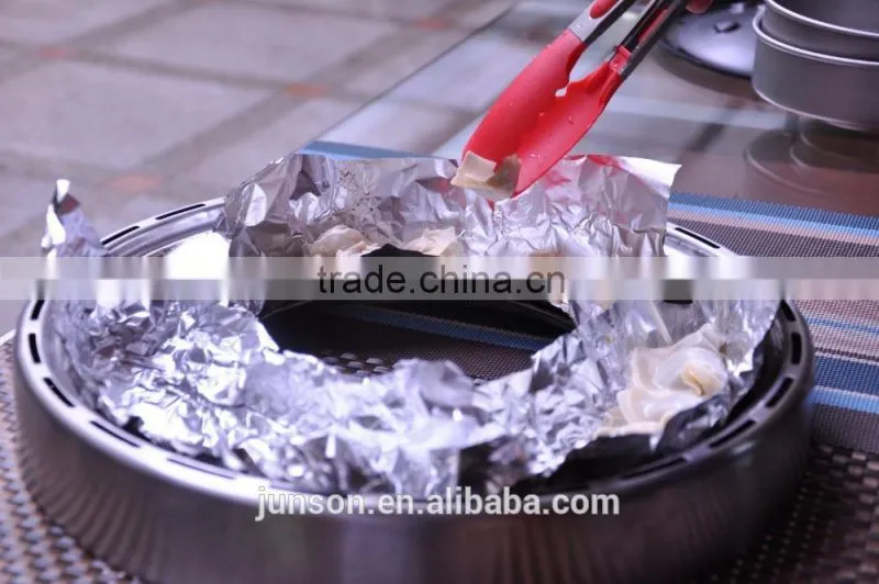Smokeless and portable BBQ charcoal grill
