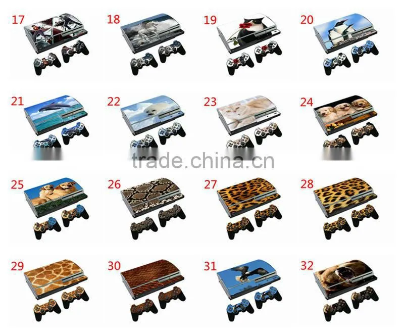 Sell for PS3 console skin Wrap Sticker Skin for PS3 Controller