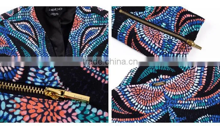 Wholesale formal print fancy suits blazer