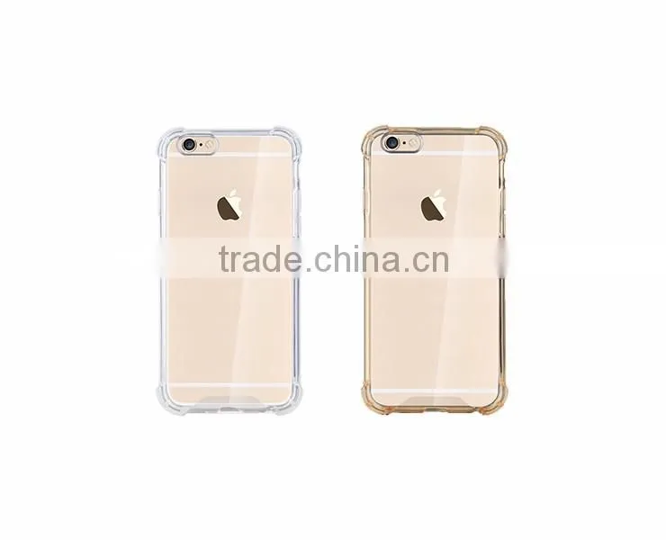 Pc Bumper Soft Clear Transparent tpu Mobile phone case For Apple Iphone 6 6 Plus