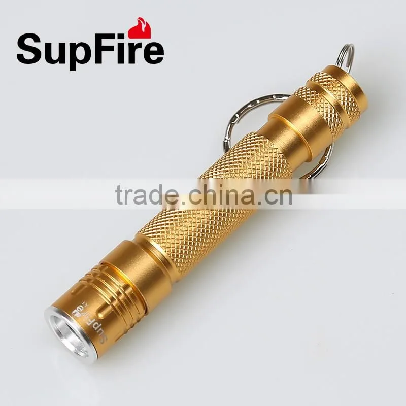 Supfire 20g gift mini keyring led torch