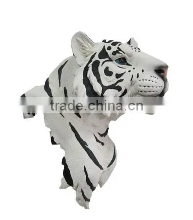 Resin animal figurines 3d decorative heads