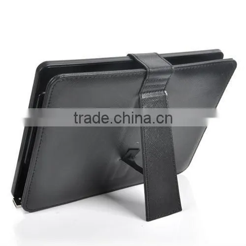 Micro USB Keyboard 9.7inch Leather Stand Case Cover for 9.7 tablet-Black Cyclone