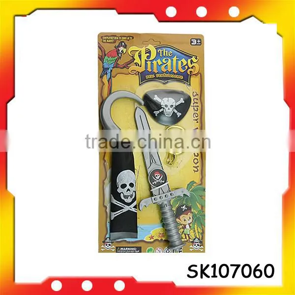 plastic pirate gold coins pirate headband with high quality