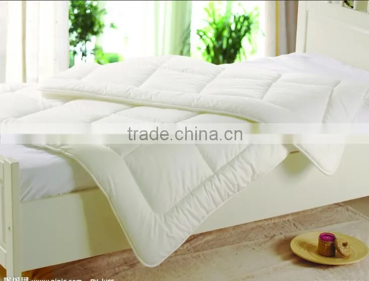 190T brushed microfiber with OEKO quilt insert white microfiber quilt