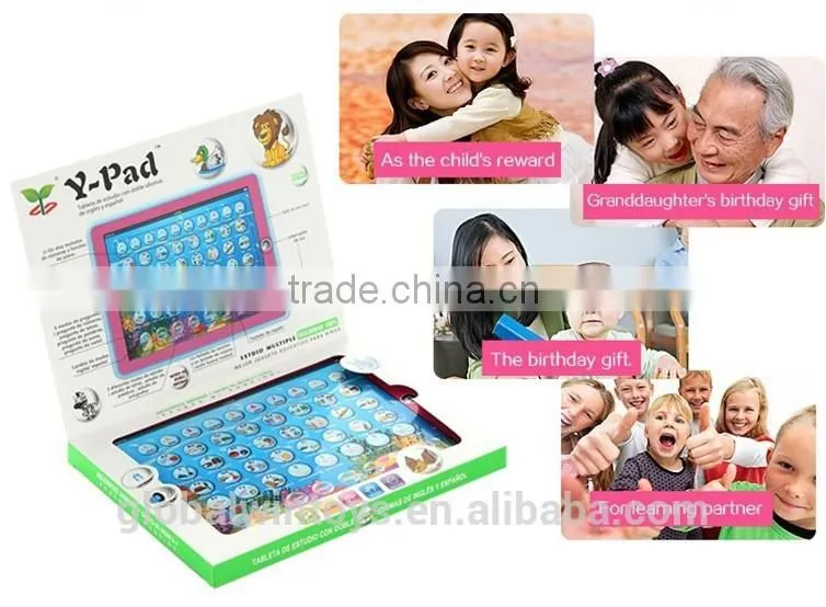 new multipurpose toy gw-tys2921o spanish and chinese language educational toys teaching for kids