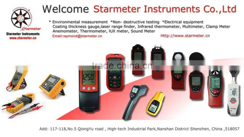 Distance Spot Ratio 12:1 ir gun infra red thermometer ST530+