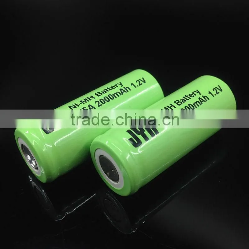 Industial and consumer 1.2V NiMH AA size 600mAh battery