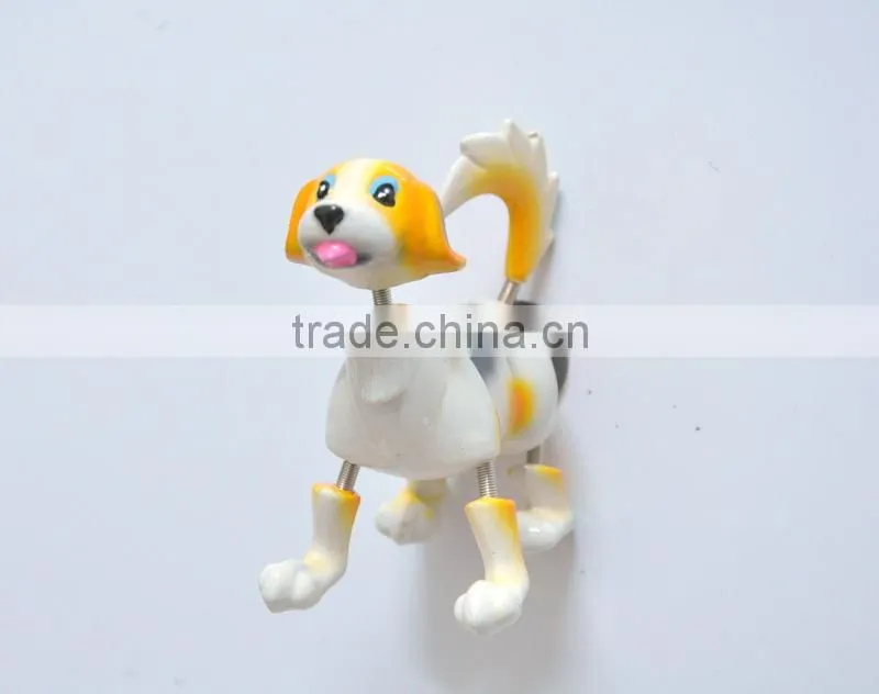 4 inch 3D Plastic Creative Dog Shape Fridge Magnet