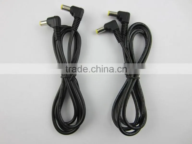 4.0*1.7mm elbow DC power cord Cable male to male, 90 degree elbow DC cable for power product