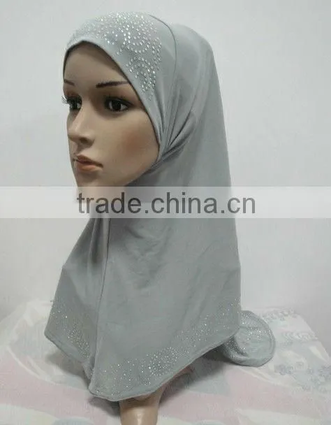 H148 new style muslim hijab,pull on hijab