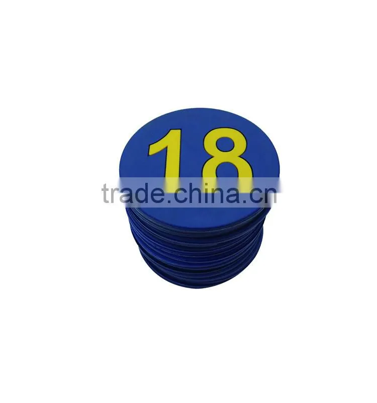 2016 Hot selling teaching aid toy nunber round mart mat