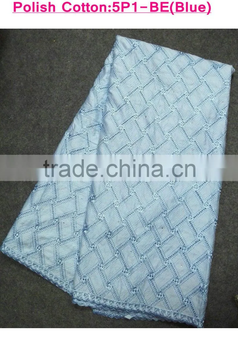 China factory price lace textile fabric Cotton Polish lace for party dressing