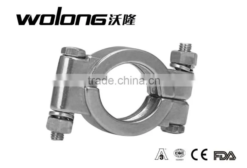 Stainless Steel Sanitary quick release pipe clamps
