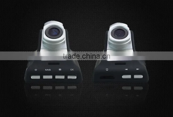 1080p full hd dual camera NTK 96632 G-sensor car dvr