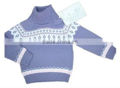 light purple color girls pullover sweater