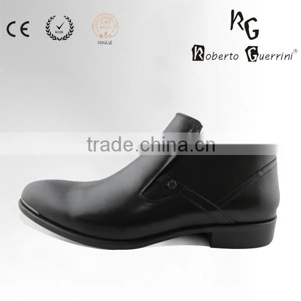 Genuine Leather wholesale rubber new model man shoe