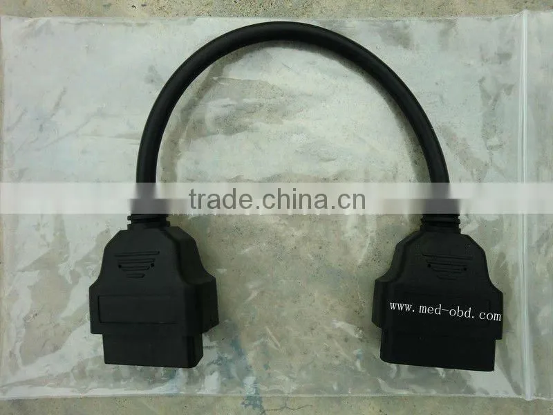 OBD2 cable J1962m to J1962f OBD2 interface