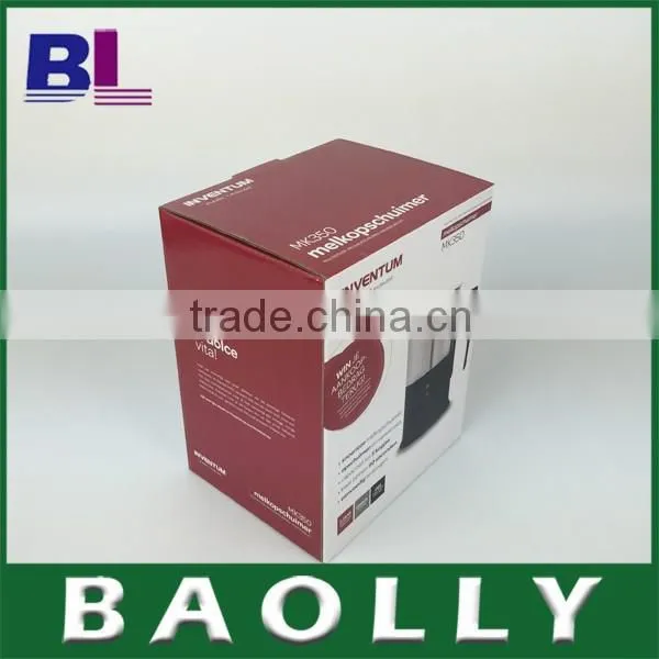 Rectand home appliance good quality box corrugated with costom design