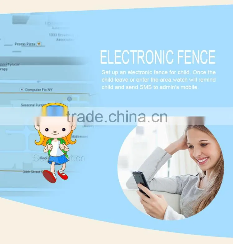 Waterproof Children GPS AGPS LBS Positioning Smart Watches Phone Two-way Convers