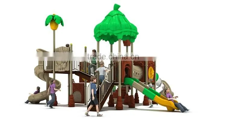 Plastic slide for kids play equipment