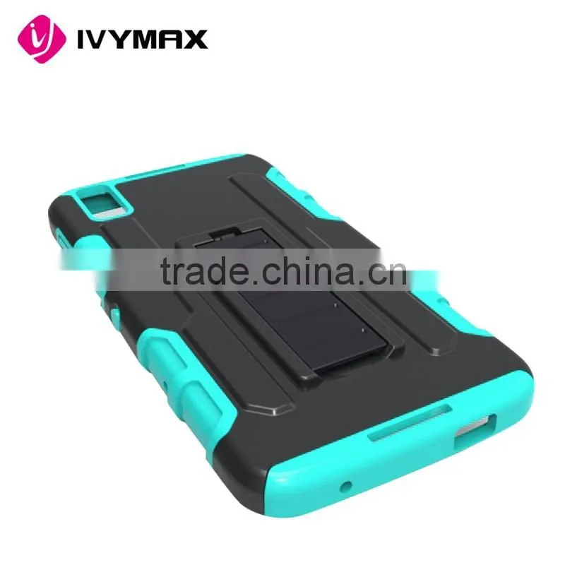 Bulk cell phone case hybrid holster clip case for Alcatel OT6055K/6055I/Idol 4